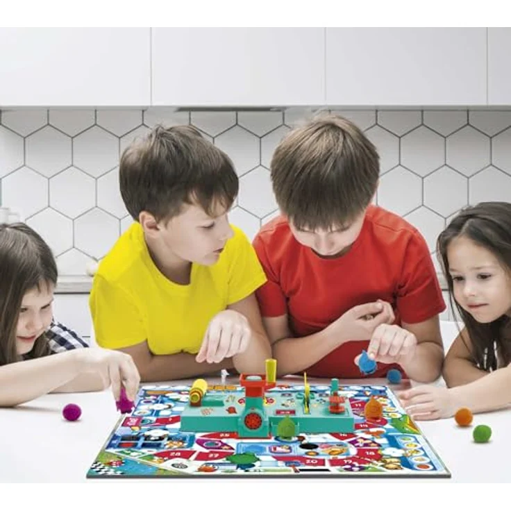 Craze Kitchen Escape, Brettspiel mit Gemüsefiguren aus Knete und Fallen auf dem Spielbrett – Bild 5