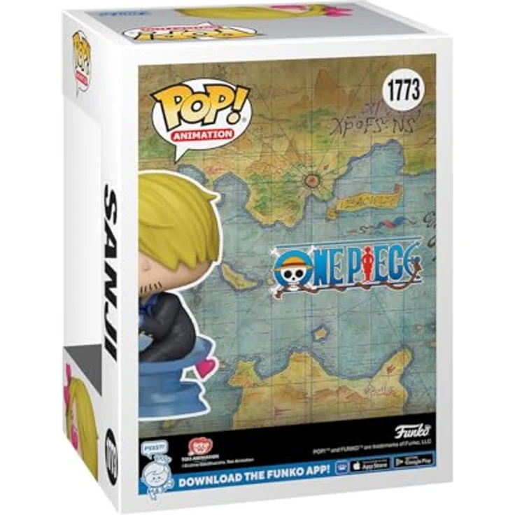 Funko Pop! Animation: OP - Sanji - One Piece - Vinyl-Sammelfigur, 9,5 cm, langlebiges Premium Vinyl, offizielles Merchandise für Anime-Fans und Sammler – Bild 3
