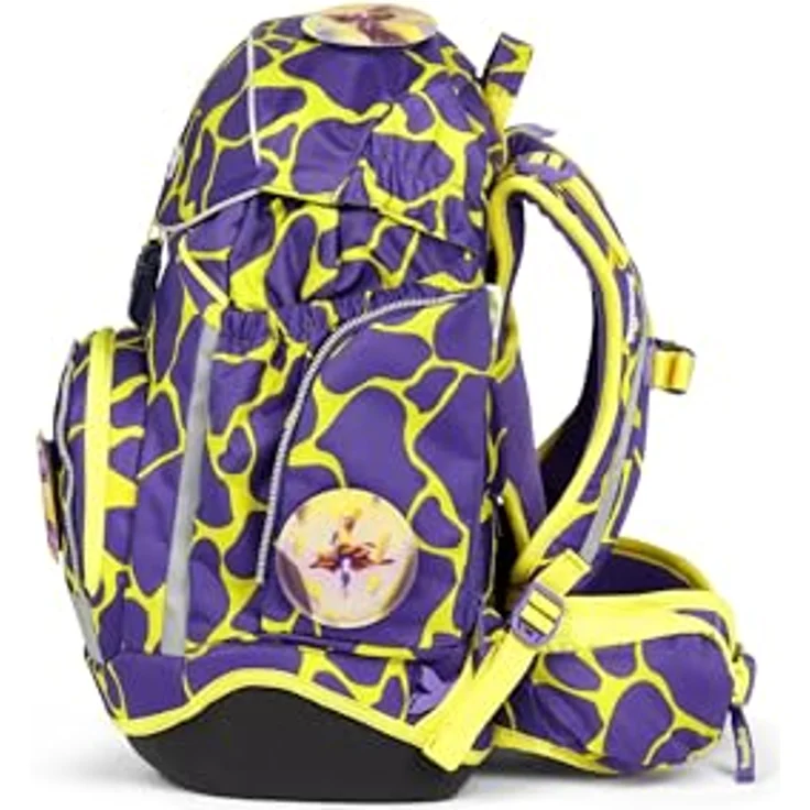 ergobag Schulranzen pack Set, 6-tlg., ergonomischer Schulrucksack mit anpassbarem Your-Size-System und 100% recycelten Kletties – Bild 3
