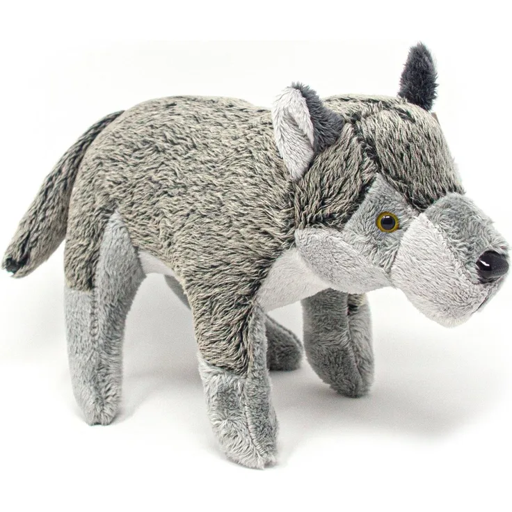 Cornelißen Kuscheltier Wolf flauschig, 20 cm, umweltbewusst und kuschelig weich