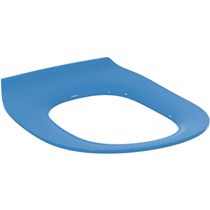 Ideal Standard S454536 Original Contour 21 Schools WC-Sitz, optimiert für Kinder, aus Thermoplast, Edelstahl-Scharniere, blau