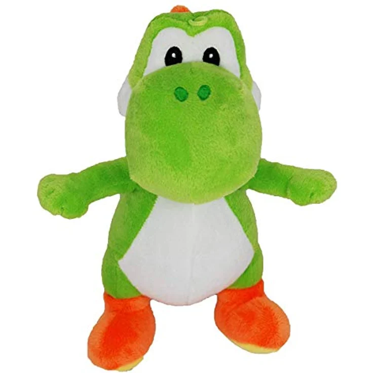 Unbekannt PLÜSCHFIGUR PLÜSCHTIER Plus Yoshi von Videospiel SUPER Mario 20cm Nintendo, Grün / Weiß - 20cm