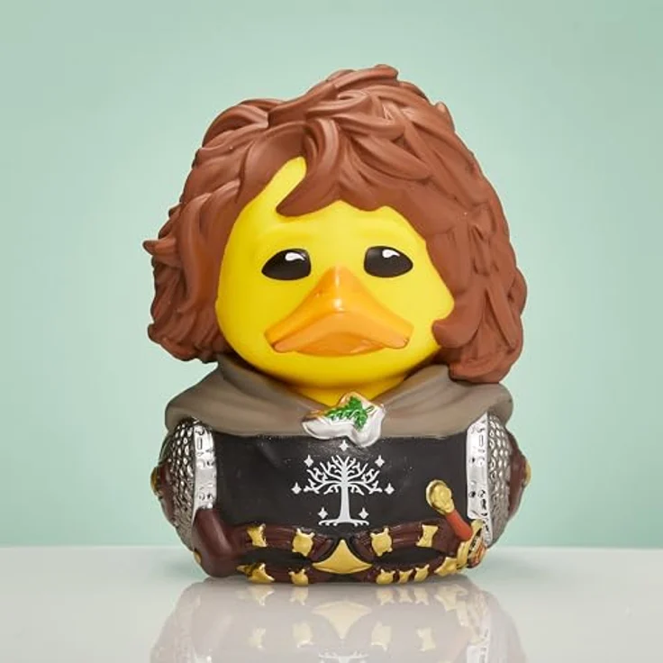 TUBBZ Box-Ausgabe Peregrin Tuk, Sammler-Vinyl-Gummiente Figur - Offizielles Der Herr der Ringe Merchandise, 9 cm groß, detailgetreu gefertigt – Bild 3