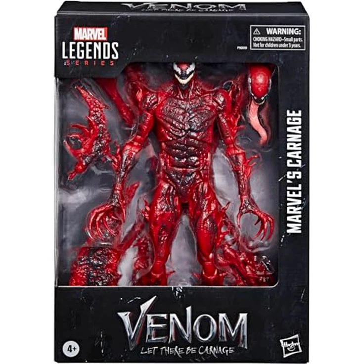 Marvel Legends Series Carnage, Deluxe Action-Figur mit 6 Zubehörteilen, 15 cm, Rot – Bild 2