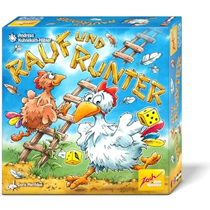 Zoch Rauf und Runter - Das wildeste Leiterspiel seit Hühner würfeln - 2-5 Spieler, 30 Min. Spiel-Dauer