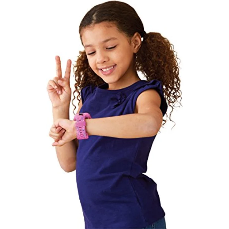 Vtech Electronics Europe BV 80-193834 Kidizoom Smart Watch DX2 ve, Pink mit Blumen – Bild 6
