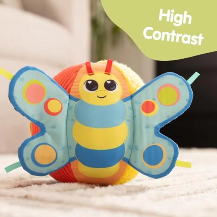 Lamaze Freddie The Firefly Discovery Ball, sensorikreiches Aktivitätsspielzeug für Babys ab 0 Monaten, leicht zu greifendes Design – Bild 3