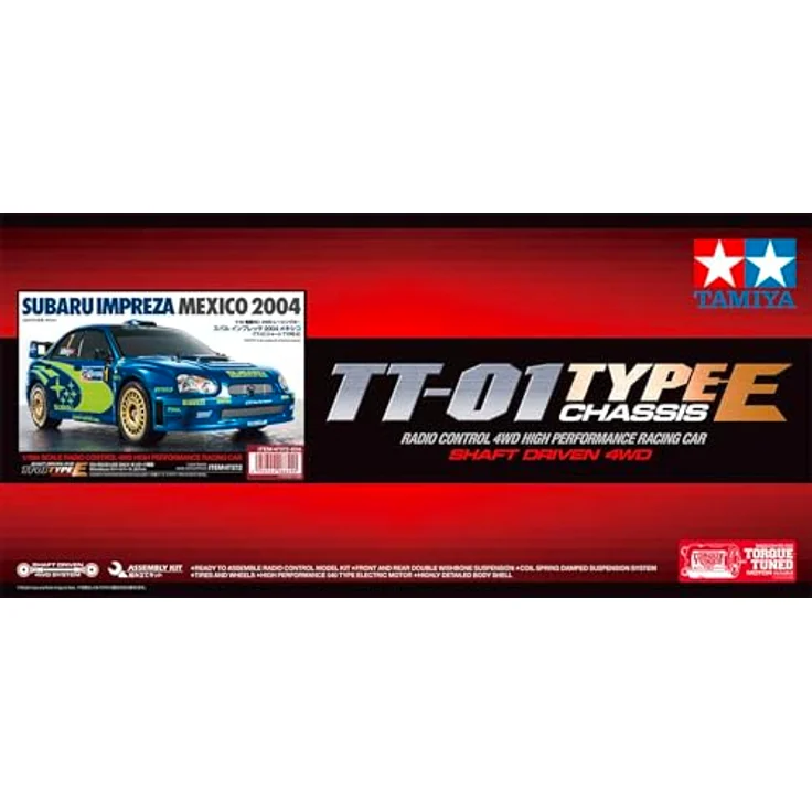 Tamiya 47372 1:10 RC Subaru Impreza WRX 2004 TT-01E – Bild 5