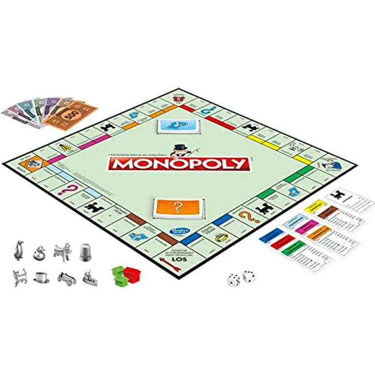 Monopoly Spiel, Familien-Brettspiel für 2 bis 6 Spieler, ab 8 Jahren für Kinder, mit 8 Spielfiguren (Figuren können variieren), ab 8 Jahren – Bild 5