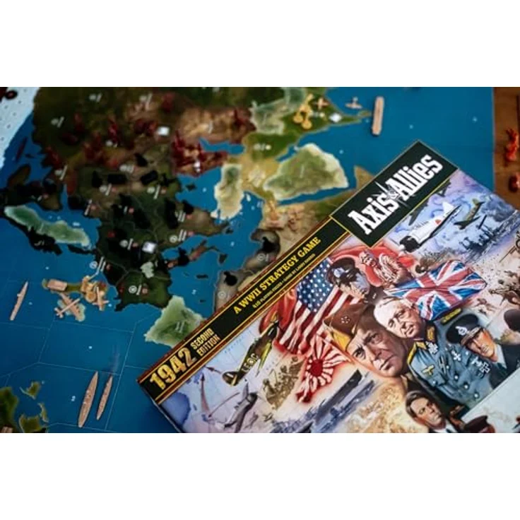 Avalon Hill Axis & Allies: 1942 Second Edition, Brettspiel für 2–5 Spieler zur strategischen Kriegsführung im 2. Weltkrieg, englische Version – Bild 4