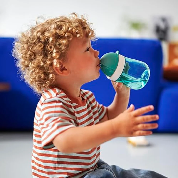 Mepal Mio Little Dutch, Strohhalmbecher für Kleinkinder ab 9 Monaten, auslaufsicher, spülmaschinengeeignet & BPA-frei, 300 ml, Forest Friends – Bild 5