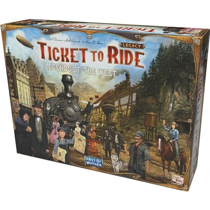 Days of Wonder Ticket to Ride Legacy - Legends of the West (engl.) - Englische Sprache, Dauerhafter Spielspaß und erweitertes Gameplay – Bild 2
