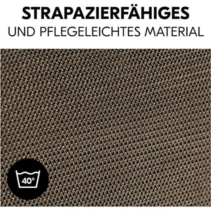 Hauck Organizer für Kinderwagen und Buggy - Große Baby Kinderwagentasche Buggytasche Wickeltasche mit Getränkehalter/Becherhalter, Leicht Zugänglich, Einfache Befestigung (Olive) – Bild 8