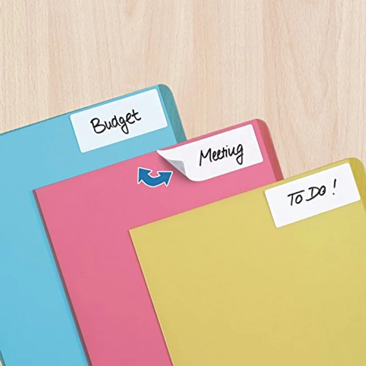 HERMA 10610 Vielzweck-Etiketten ablösbar, 480 Stück, 20 x 50 mm, 15 pro Bogen, selbstklebend, Haushaltsetiketten zum Beschriften, matt, blanko Papier Klebeetiketten Aufkleber, weiß – Bild 3