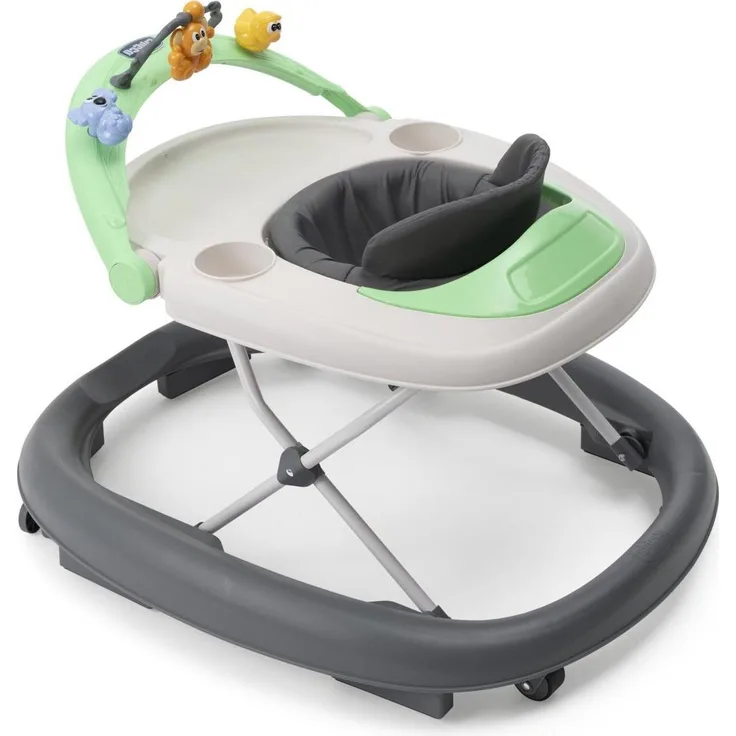 Chicco Walky Talky Lite, Lauflernhilfe mit höhenverstellbarem Sitz, integrierten Spielsachen und rutschfesten Stoppern, für Kinder bis 12 kg