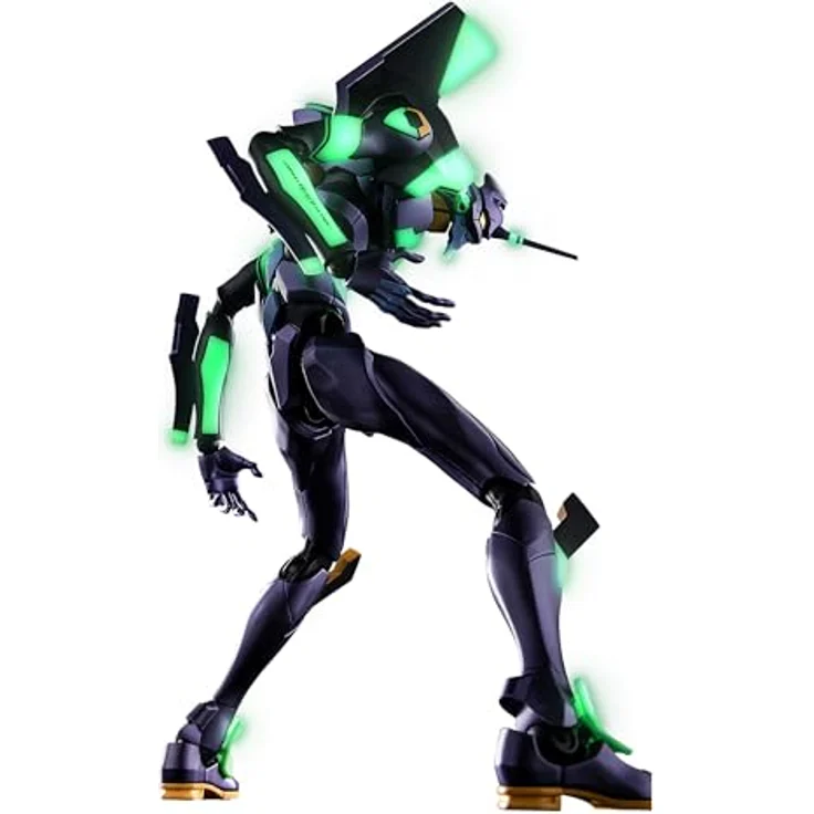 Blokees Evangelion Test Type-01 Action Edition, detailreiche Sammelfigur mit authentischem Entry Plug-Mechanismus und dynamischem Doppelgelenk-System, Mehrfarbig aus Acrylnitril-Butadien-Styrol (ABS) – Bild 6