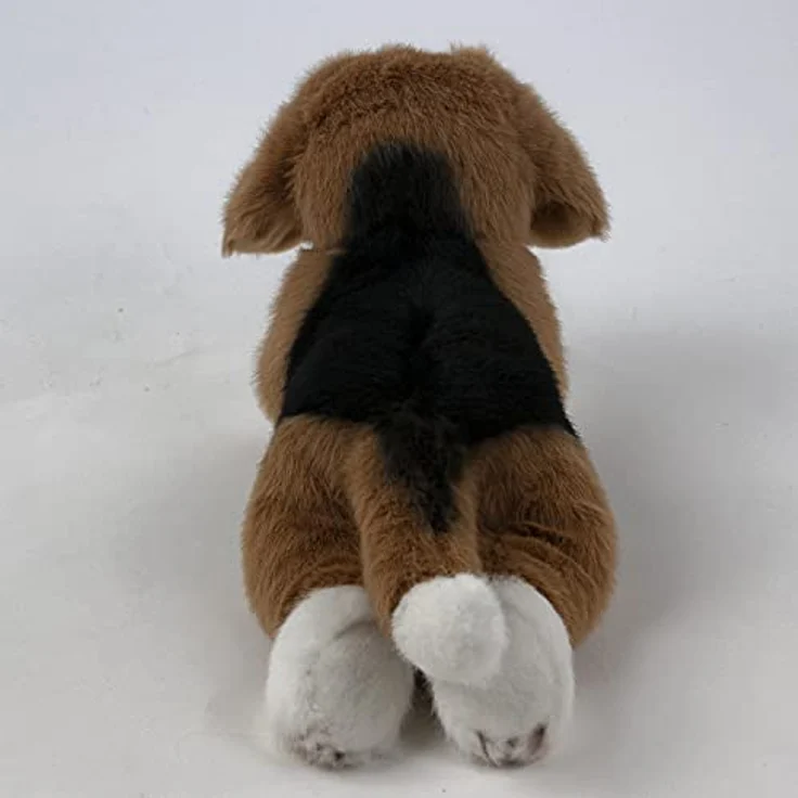 Teddys Rothenburg Beagle Kuscheltier Hund liegend, 28 cm, waschbar bis 30°C, kuschelweicher Plüsch – Bild 4