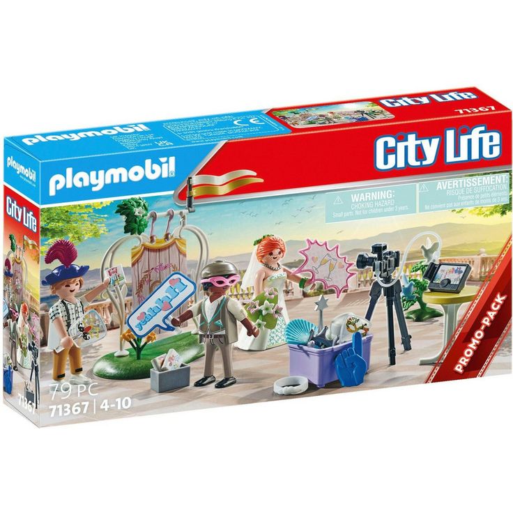 Playmobil® Konstruktions-Spielset Hochzeits Fotobox (71367), City Life, (79 St) – Bild 1