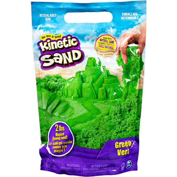 Spin Master Kinetic Sand Colour Bag Grün 907 Gramm – Bild 2