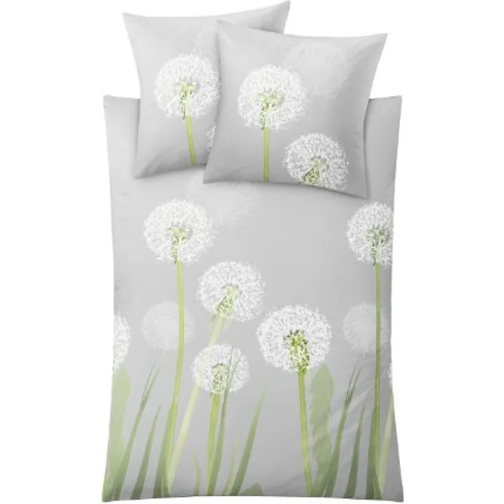 Kleine Wolke Belfiore Bettwäsche, Baumwolle, distel, 135 x 200 cm