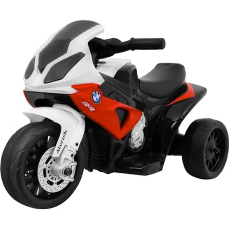 BSD Elektromotorrad für Kinder Elektrisch Ride On Kinderfahrzeug Elektroauto Motorrad - BMW S1000RR - Rot, Leistungsstarker Akku mit hoher Kapazität