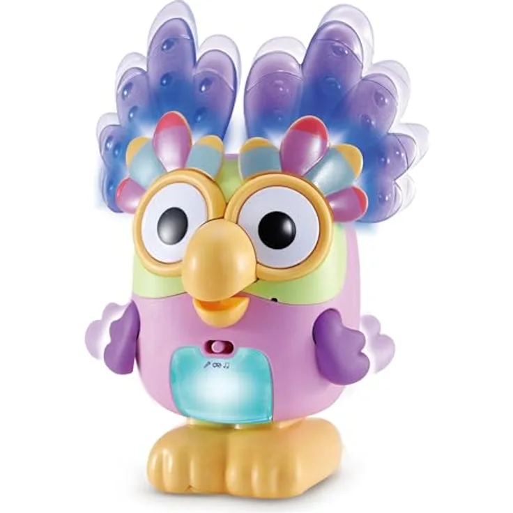 Vtech Bluey - Interaktiver Quatschimax, Funktionsplüsch mit 3 Spielmodi, aufleuchtendem Bauch und kindersicherem Batteriefach