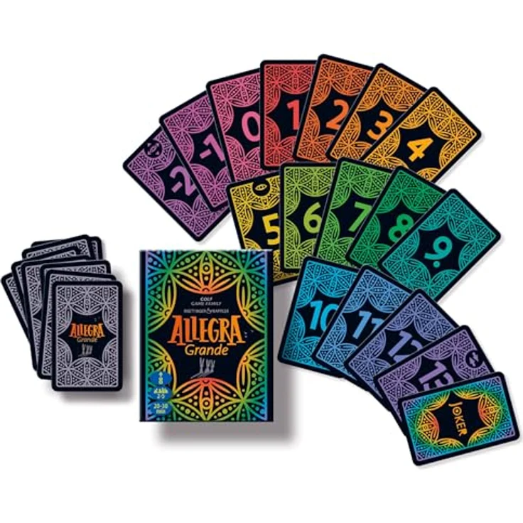 Sonstige Verlage ALLEGRA Grande, Brettspiel mit 16er-Auslage, taktischen Aktionskarten und Joker-Funktionen – Bild 5
