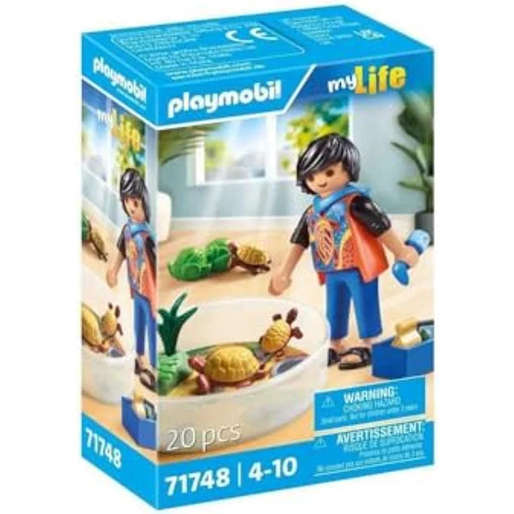 PLAYMOBIL PLL71748 TERRARIUM TORTUES FAMILIE, Sammelfiguren mit Referenznummer 71748 – Bild 2