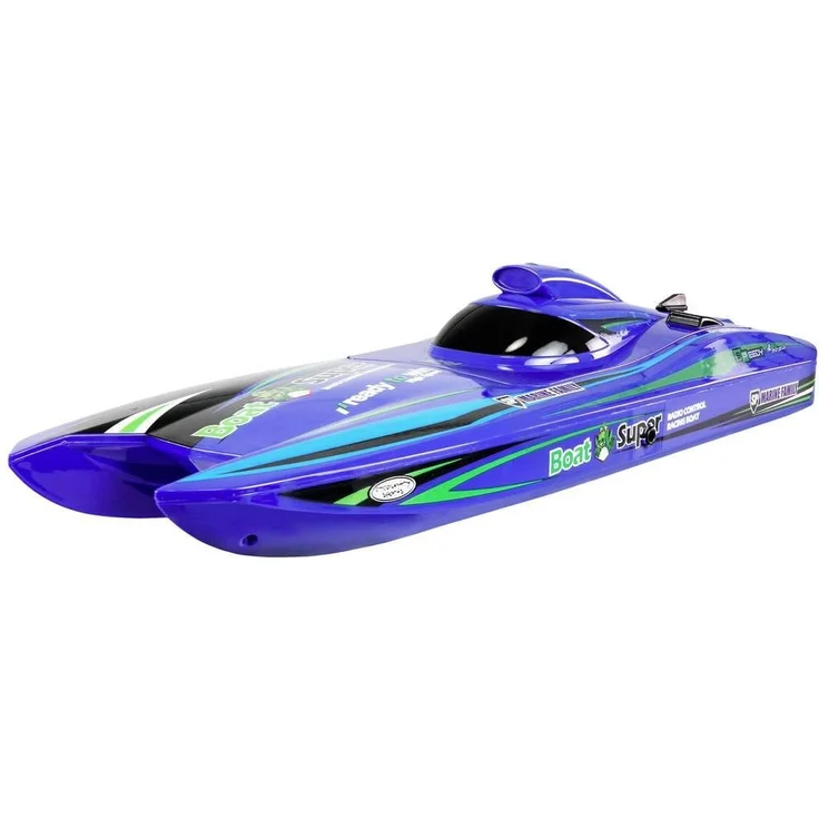 Amewi RC-Boot Katamaran brushless Jetantrieb 400mm RTR, 30 km/h, Offshore-Rennboot in auffälligem Design – Bild 1