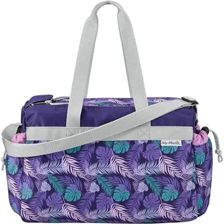 McNeill Sporttasche 37 cm, Dschungel Design, 100% Polyester, lila – Bild 5