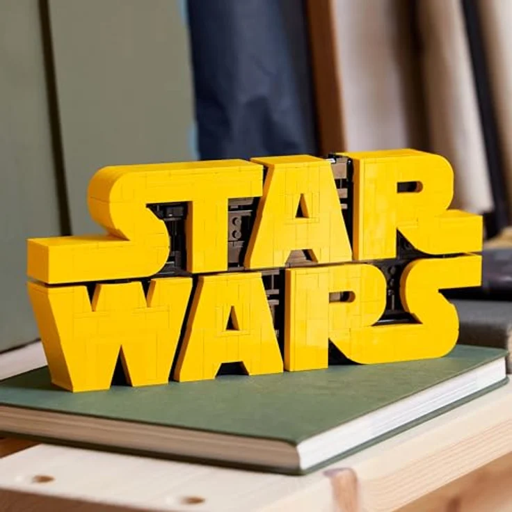 LEGO Star Wars™ 75407, Wars Logo aus Steinen Bausatz mit 700 Teilen, 3D-Dekoration für Erwachsene, Mehrfarbig – Bild 3