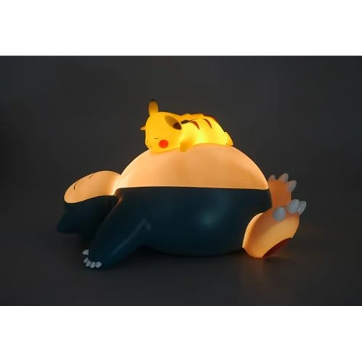 Teknofun Snorlax und Pikachu Light-Up, LED Leuchtfigur mit 15 cm Höhe, zwei Beleuchtungspositionen, offiziell lizenziertes Pokémon-Produkt – Bild 2