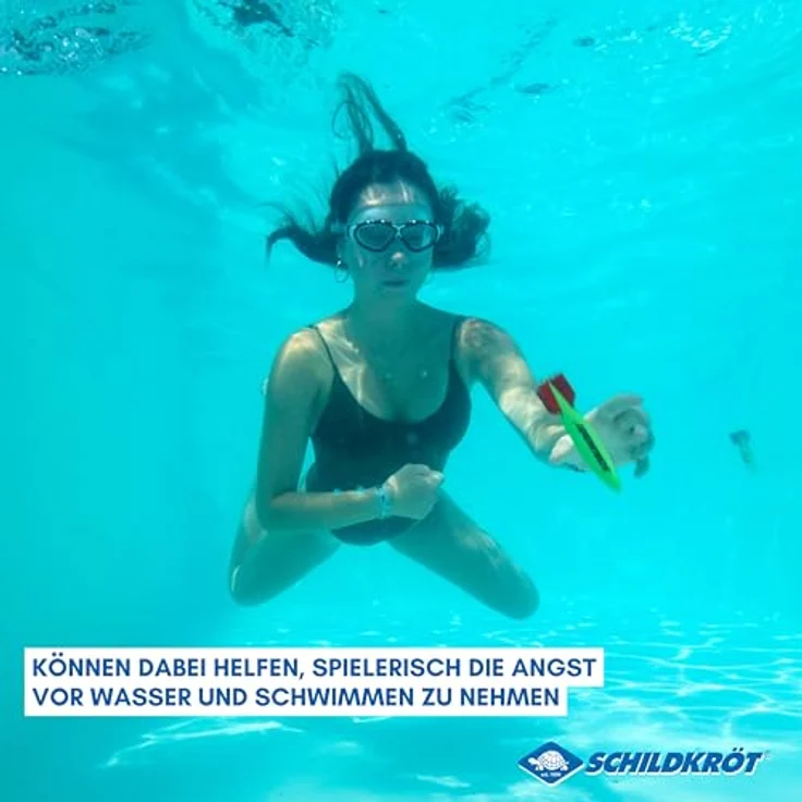 Schildkröt Rocket Divers Set, 5 farbenfrohe Unterwasserraketen für Kinder ab 5 Jahren, Tauchspielzeug für Schwimmbad und Badewanne – Bild 5