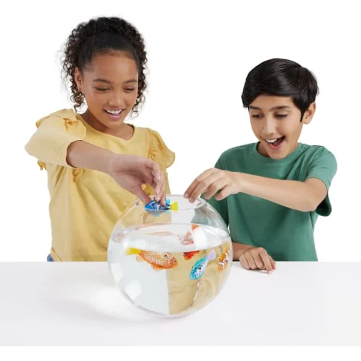 ROBO ALIVE Robo Fish Series 3 Roboter-Fisch, 2er Pack, Blau und Rot, schwimmt in mehrere Richtungen, batteriebetrieben, Spielzeugfisch, Poolspielzeug – Bild 7