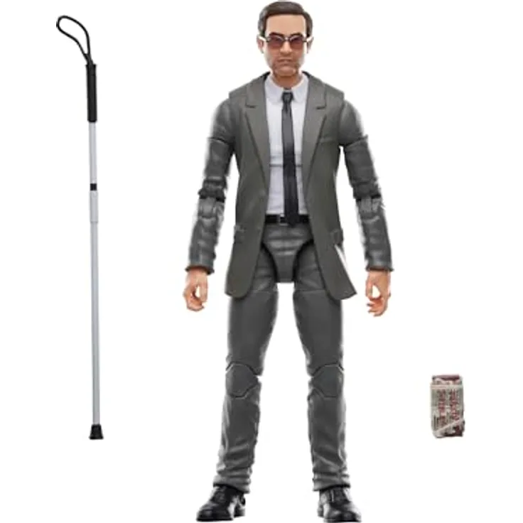Hasbro Marvel Legends Matt Murdock, 15 cm Actionfigur mit Premium-Design und 2 Accessoires aus Spider-Man: No Way Home