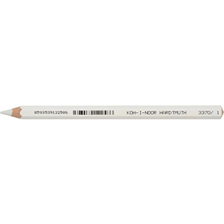KOH-I-NOOR 3720 Aquarell-Farbstift, Titanium Weiß, 12 Stück
