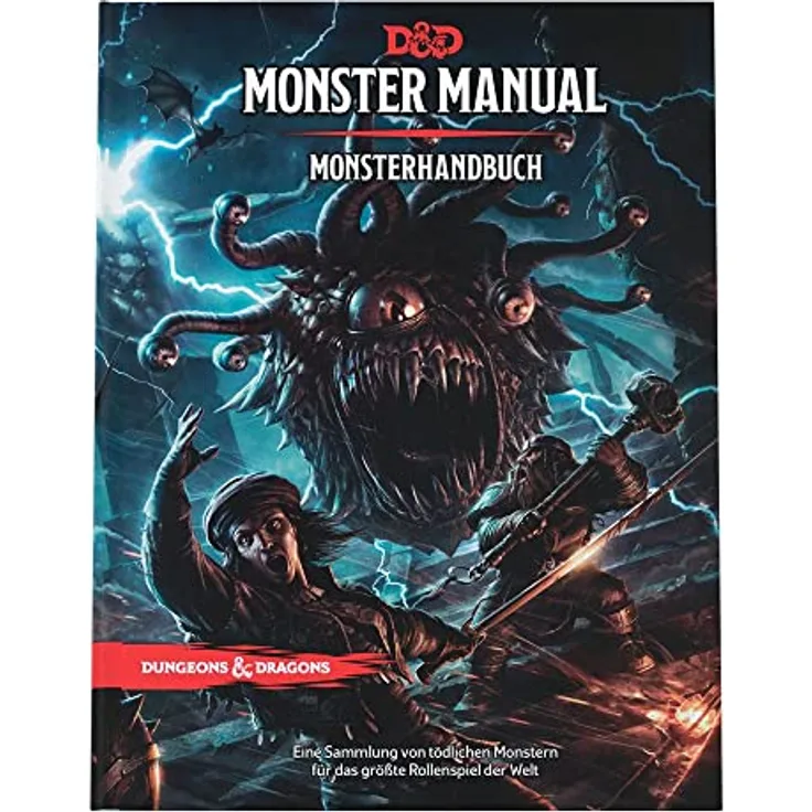 Dungeons & Dragons Grundregelwerke: Monsterhandbuch, umfassende Spielhilfe mit über 150 farbigen Monsterabbildungen und 400 Tabellen, Deutsche Version