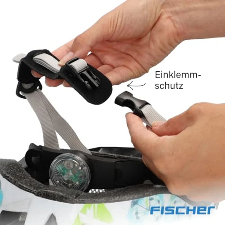 Fischer FISCHER bicycle Urban Flower helmet (white size S/M) – Bild 6