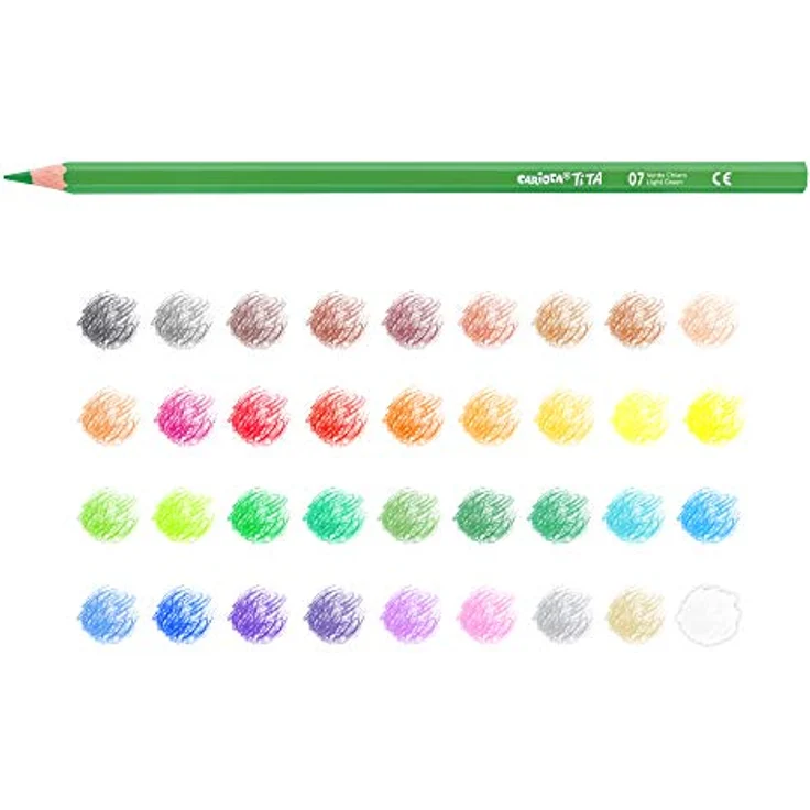 CARIOCA TITA | Farb- und Zeichenstiftetui, Super Resistente Buntstifte, 120 Teile – Bild 2