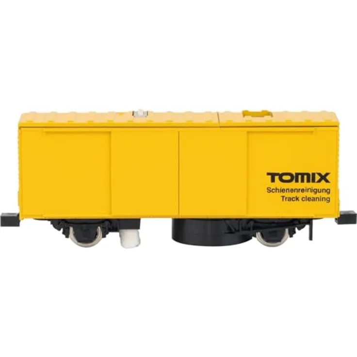 Tomytec H0-790 Schienenreinigungswagen, gelb, realgetreue Formgebung für Spur H0