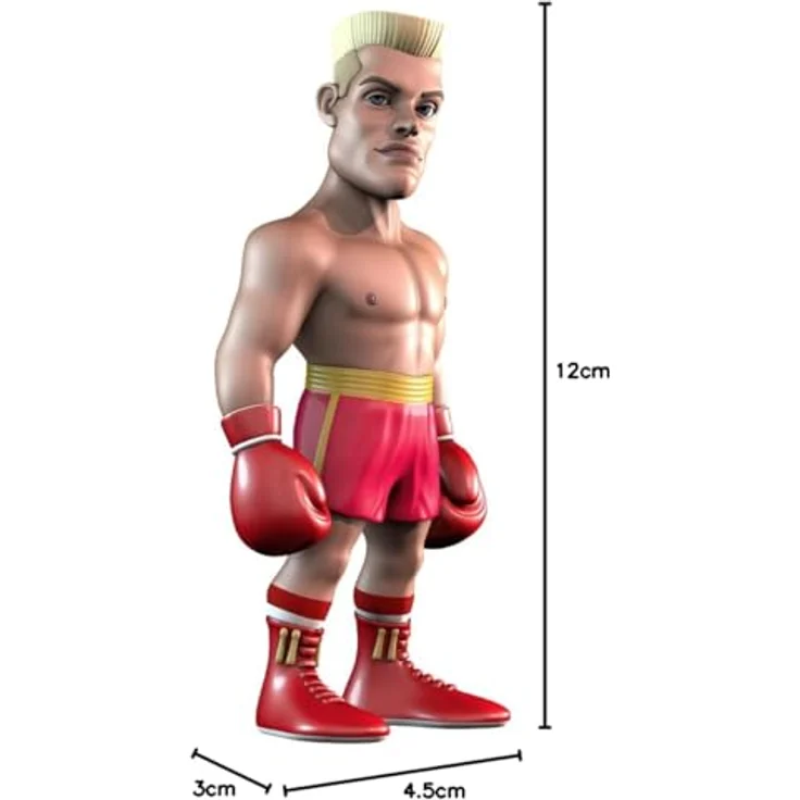 MINIX Rocky Figur, Ivan Drago, Sammlerstück 12 cm, Sammlerverpackung, ideal als Geschenk für TV-Fans, BANDAI MN11704 – Bild 5