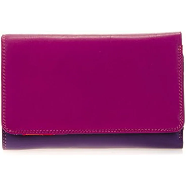 Mywalit Medium Tri-fold Geldbörse aus 100% Leder, pink, 14 cm x 10 cm x 3 cm