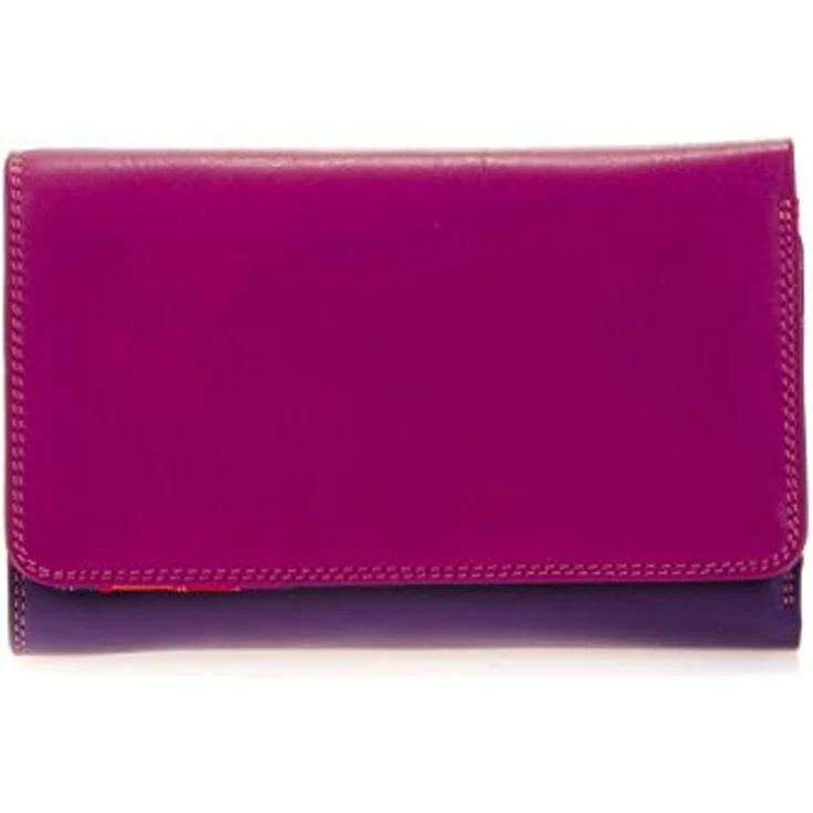 Mywalit Medium Tri-fold Geldbörse aus 100% Leder, pink, 14 cm x 10 cm x 3 cm – Bild 1