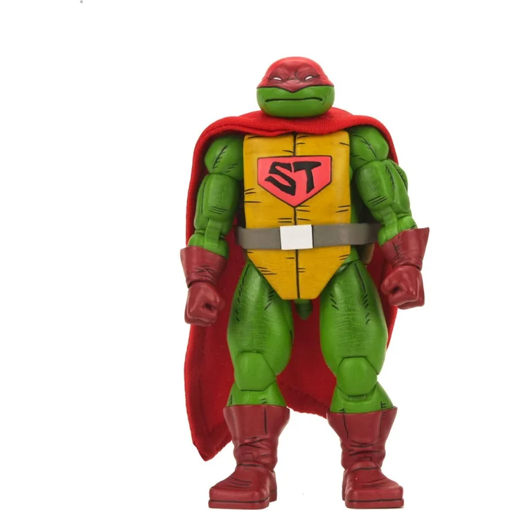 NECA Teenage Mutant Ninja Turtles (Mirage Comics) Actionfigur Super Turtle, 18 cm mit Zubehör, Fensterbox