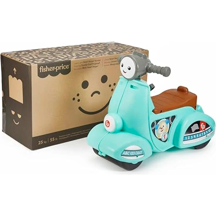 Fisher-Price HMV76 - Roller Aufsitzspielzeug für Kleinkinder mit Smart-Stages-Lerninhalt für Rollenspiele, mehrsprachige Version, Lernspielzeug, Babyspielzeg ab 12 Monaten – Bild 8