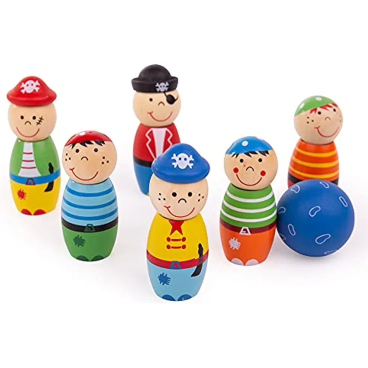 Bigjigs Toys Piratenkegel