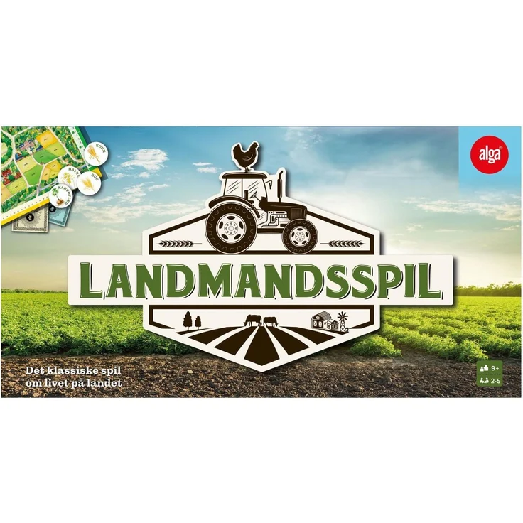 Alga Landmandsspil, Brettspiel für 2-5 Spieler, ab 9 Jahren, Spielzeit 60-90 Minuten