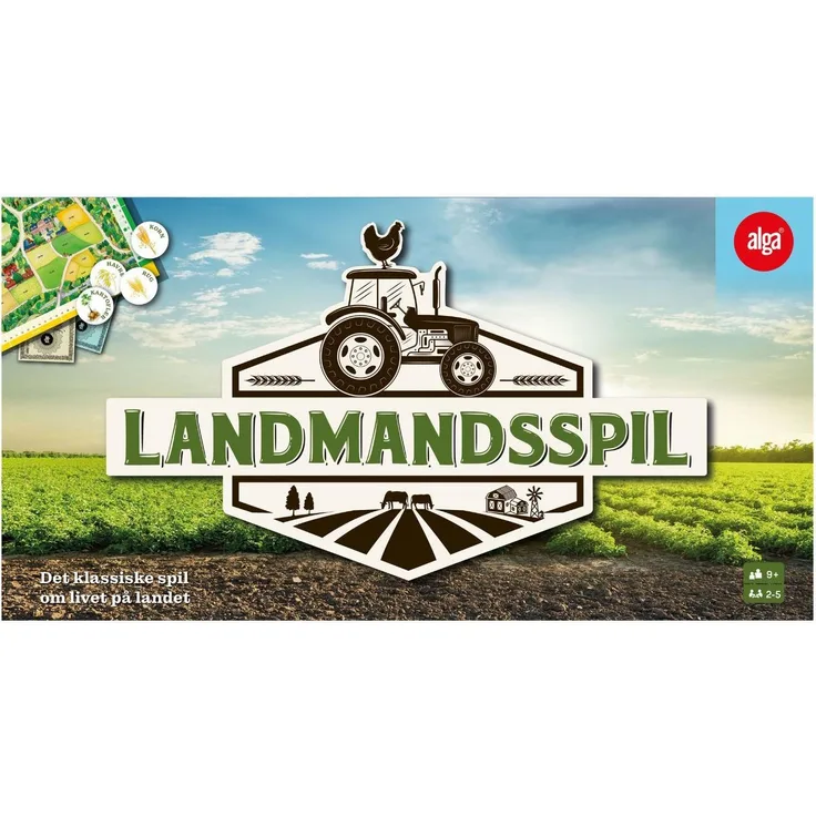 Alga Landmandsspil, Brettspiel für 2-5 Spieler, ab 9 Jahren, Spielzeit 60-90 Minuten