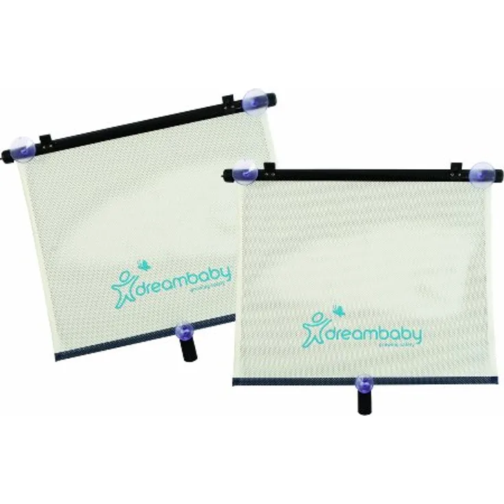 Dreambaby F258 Auto-Fensterblende Sonnenschutz Auto Sonnenblende (50 x 53cm) 2er