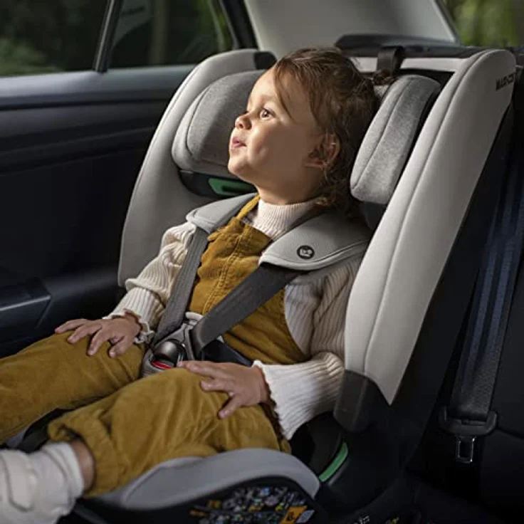 Maxi-Cosi Titan Plus i-Size, mitwachsender ISOFIX-Kindersitz, G-CELL-Seitenaufprallschutz, 4 Liegepositionen, weiche Schaumstoffpolster in Kopfstütze, 76-150 cm, 15 Monat-12 Jahre, Authentic Graphite – Bild 10
